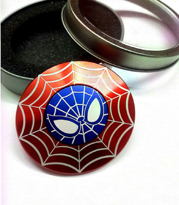 

Krypton SuperHero Spiderman Fidget Spinner from HomeComing Hand Toy Mini 2 Mint Spin.(Multicolor)