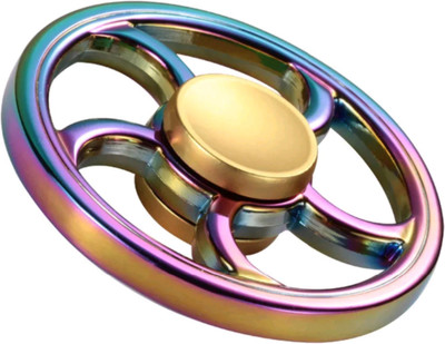 

VICTORY HYBRID CERAMIC BEARINGS Shape n Style Metal Rainbow Fidget Spinner (Multicolor)(Multicolor)