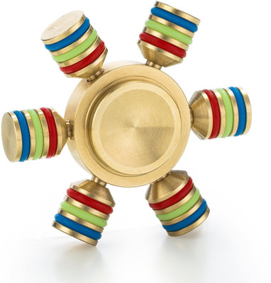 

Zest 4 Toyz Ferris Wheel Light Weight Smooth Glow in Dark Fidget Spinner (Multicolor)