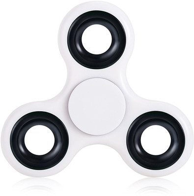 

Sirius Toys Super Fidget Spinner Anti Anxiety Stress Reducer(White, Black)