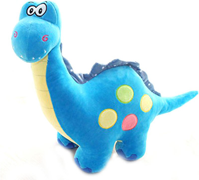 

Tickles Soft Cartoon Cuddly Large Dinosaur Dragon Plush Toy - 33 cm(Blue)