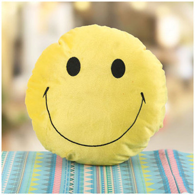 

Tickles Smile Cushion - 33 cm(Yellow)