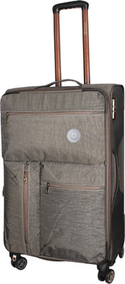 

Satchi Club Italy  Inch 4 Wheel Expandable Check in Size Soft Sided Water Resistnat Expandable Check-in Luggage -  inch(Grey