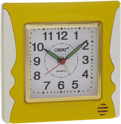 

Orpat Analog Yellow Clock