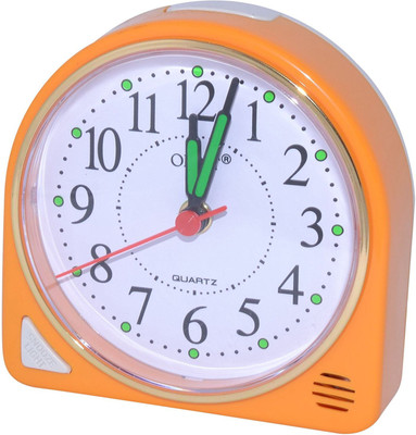 ORPAT Analog Orange Clock
