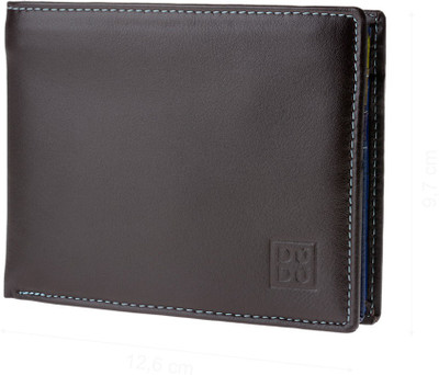

Dudu Men Multicolor Genuine Leather Wallet(8 Card Slots), Woods
