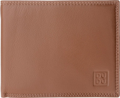 

Dudu Men Multicolor Genuine Leather Wallet(8 Card Slots), Safari