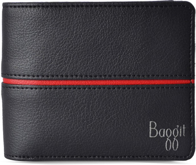 

Baggit Men Black Artificial Leather Wallet(6 Card Slots)