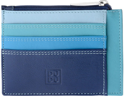 

Dudu Women Casual Multicolor Genuine Leather Card Holder(7 Card Slots), Blue