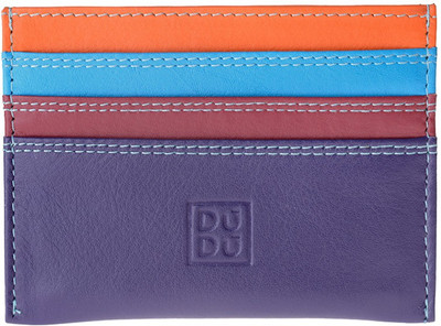 

Dudu Women Casual Multicolor Genuine Leather Card Holder(6 Card Slots), Violet