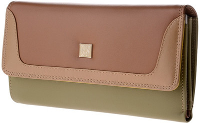 

Dudu Women Casual Multicolor Genuine Leather Wallet(13 Card Slots), Safari