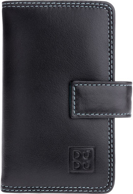 

Dudu Women Formal Black Genuine Leather Wallet(12 Card Slots)