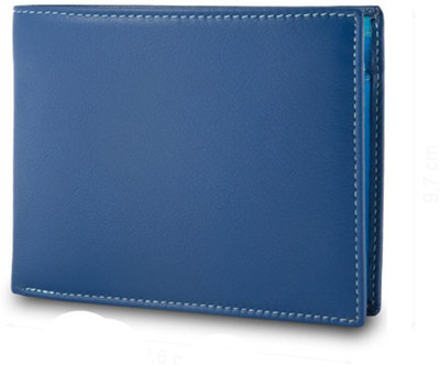

Dudu Men Blue Genuine Leather Wallet(8 Card Slots)