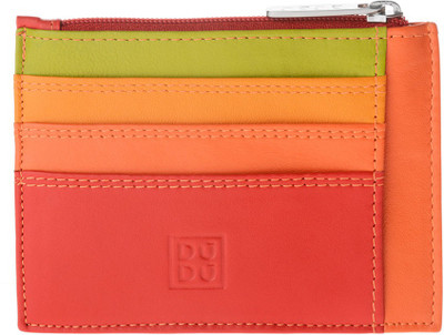 

Dudu Women Casual Red Genuine Leather Card Holder(7 Card Slots)