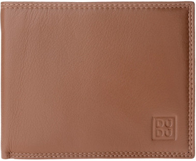 

Dudu Men Multicolor Genuine Leather Wallet(4 Card Slots), Safari