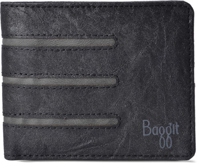 

Baggit Men Black Artificial Leather Wallet(6 Card Slots)