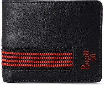 

Baggit Men Black Artificial Leather Wallet(6 Card Slots)