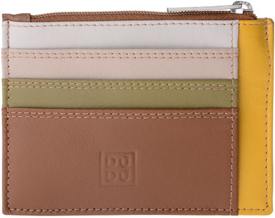 

Dudu Women Casual Multicolor Genuine Leather Card Holder(7 Card Slots), Safari