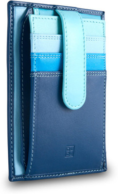 

Dudu Women Casual Blue Genuine Leather Card Holder(9 Card Slots)
