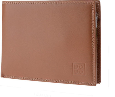 

Dudu Men Multicolor Genuine Leather Wallet(8 Card Slots), Safari