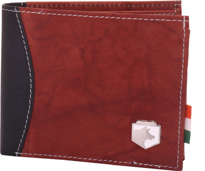 

Wocket Men Brown Genuine Leather Wallet(6 Card Slots)