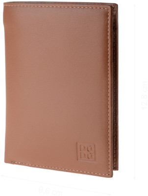 

Dudu Men Multicolor Genuine Leather Wallet(9 Card Slots), Safari