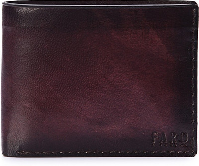 

Faro Men Brown Genuine Leather Card Holder(6 Card Slots)