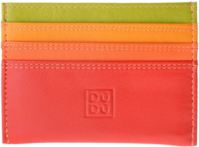 

Dudu Men Casual Multicolor Genuine Leather Card Holder(4 Card Slots), Red