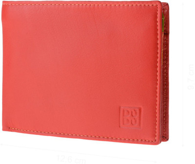 

Dudu Men Red Genuine Leather Wallet(8 Card Slots)