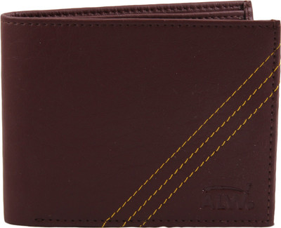 

uc Men Brown Genuine Leather Wallet(3 Card Slots), Brown-1119