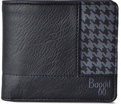 

Baggit Men Black Artificial Leather Wallet(6 Card Slots)