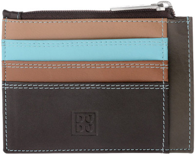 

Dudu Women Casual Multicolor Genuine Leather Card Holder(7 Card Slots), Dark brown