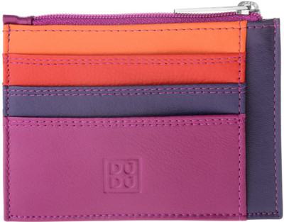 

Dudu Women Casual Multicolor Genuine Leather Card Holder(7 Card Slots), Fuchsia