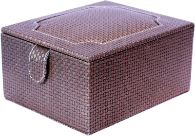 Y Store NYSE PU Leather Watch Box(Brown, Holds 4 Watches)   Watches  (Y Store)