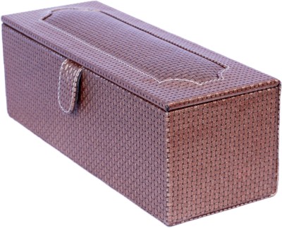 Y Store NYSE PU Leather Watch Box(Brown, Holds 4 Watches)   Watches  (Y Store)