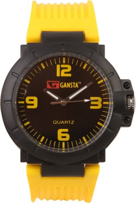 Gansta GT-1006-3-Blk-Yel Watch  - For Men   Watches  (Gansta)