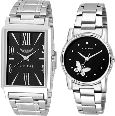 vikings STYLISH SQUARE AND ROUND COMBO ( PARTY WEAR FORMAL AND CASUAL) Watch  - For Men & Women   Watches  (VIKINGS)