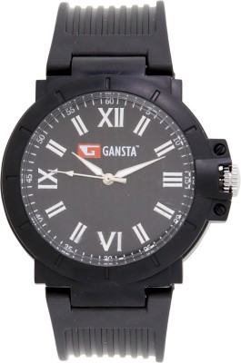 Gansta GT-1006-6-Blk-Blk Watch  - For Men   Watches  (Gansta)