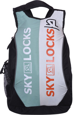 

Skylocks rose 23 12 L Laptop Backpack(White, Green)