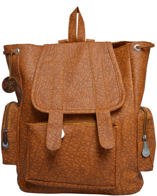 

Fashion Knockout New Model College Pithu Bags 4 L Backpack(Khaki), Brwon