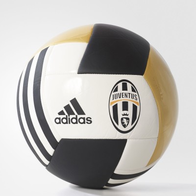 

ADIDAS Juventus FBL Football - Size: (Pack of 1, White, Black, Gold, White;black;metallic gold