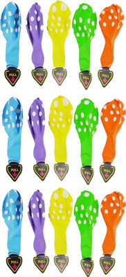

Jamboree Printed 15 LED POLKA DOT Balloon(Multicolor, Pack of 15)
