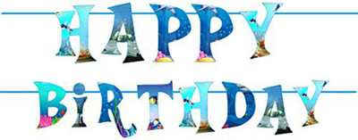 

PARTY PROPZ BIRTHDAY DECORATION/BUNTING SET OF 1 /UNDER THE SEA PARTY SUPPLIES Banner(7 ft, Pack of 1)