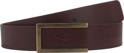

Park Avenue Men Brown Genuine Leather Belt, Dark brown