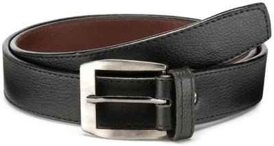 

OODI Men Casual Black Artificial Leather Belt