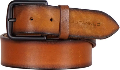 

Justanned Men Casual Tan Genuine Leather Belt