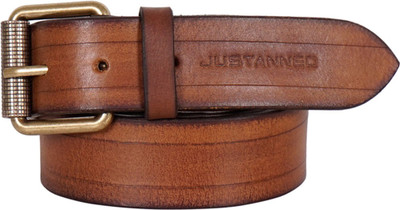 

Justanned Men Casual Brown Genuine Leather Belt