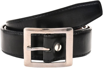 

OODI Men Casual Black Artificial Leather Belt