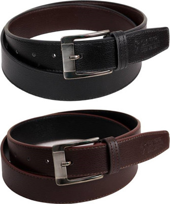 

OODI Men Casual Black, Brown Artificial Leather Belt