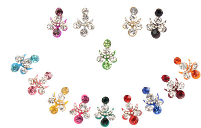 

Instabuyz Fancy Forehead Multicolor Bindis(Traditional bindi)